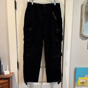 Men's Black Cargo Pants